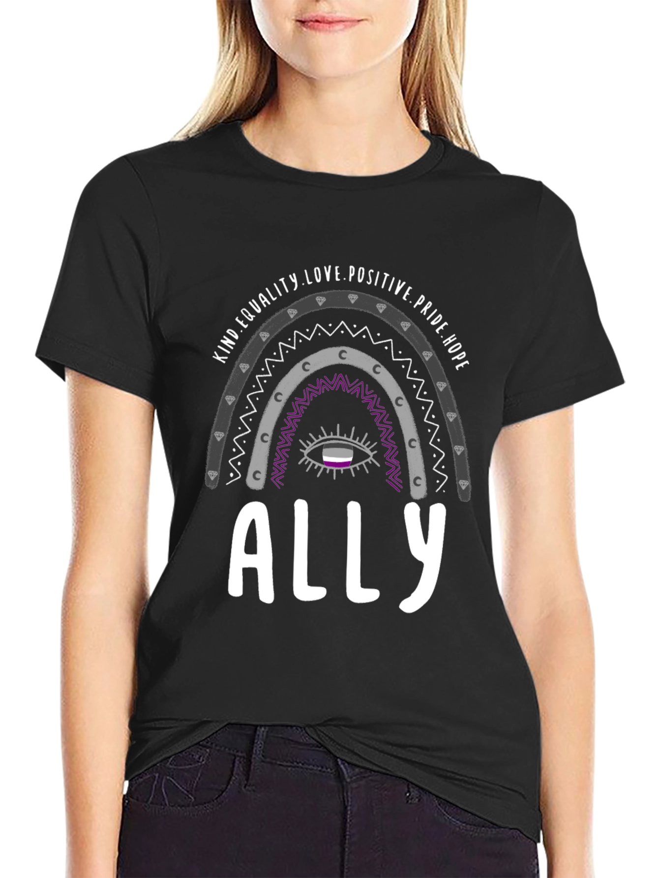 ALLY Pride Rainbow T-Shirt