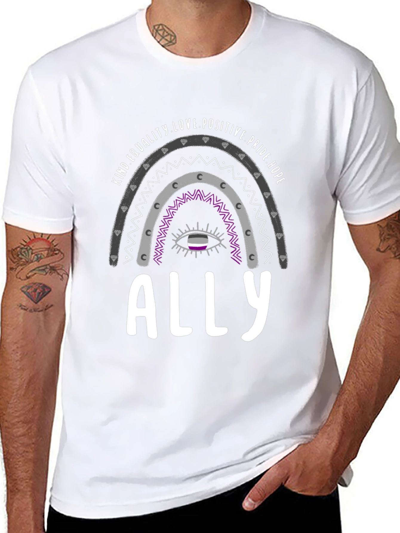 ALLY Pride Rainbow T-Shirt