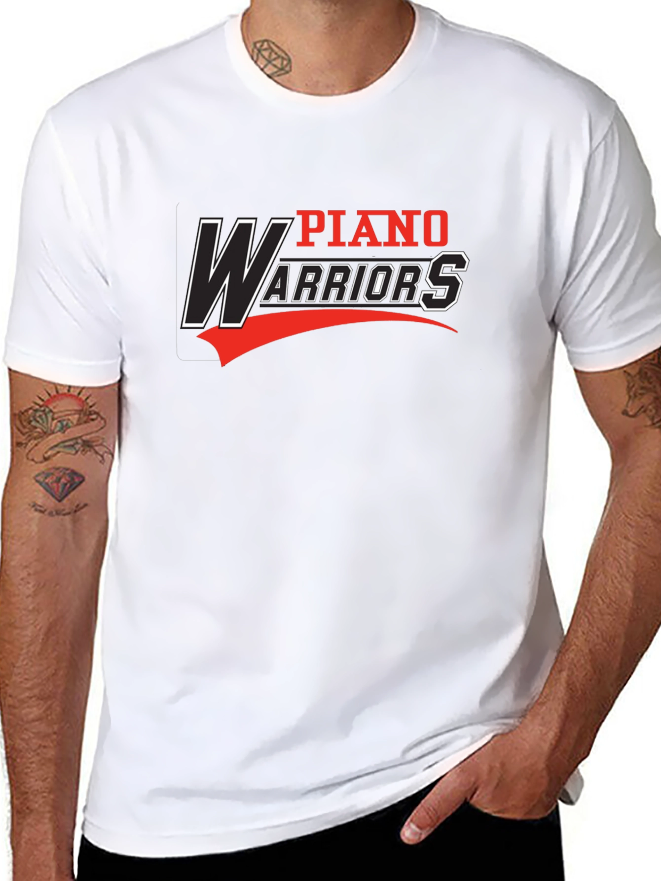 Piano Warriors Black T-Shirt