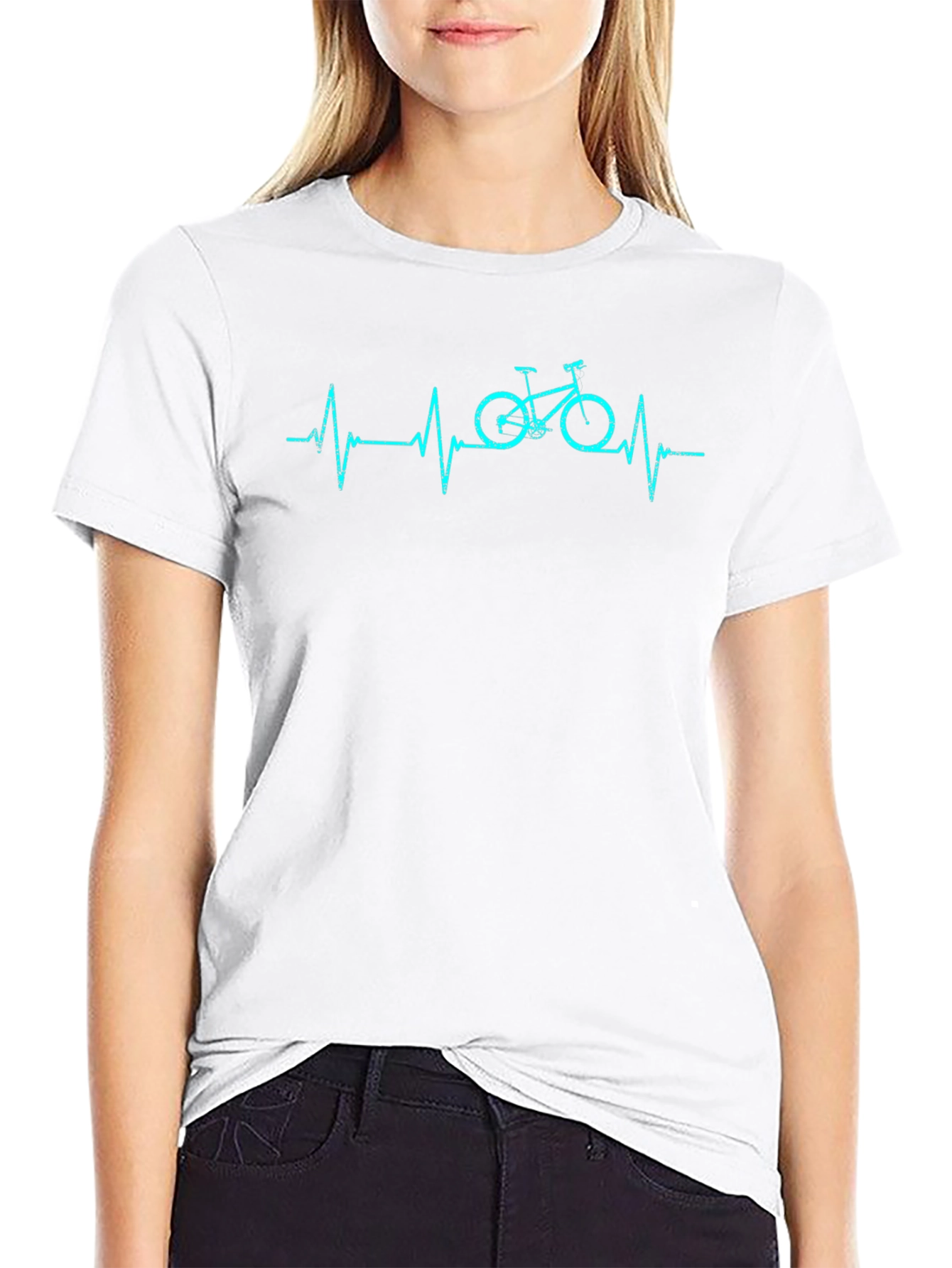 Heartbeat Bike Graphic T-Shirt