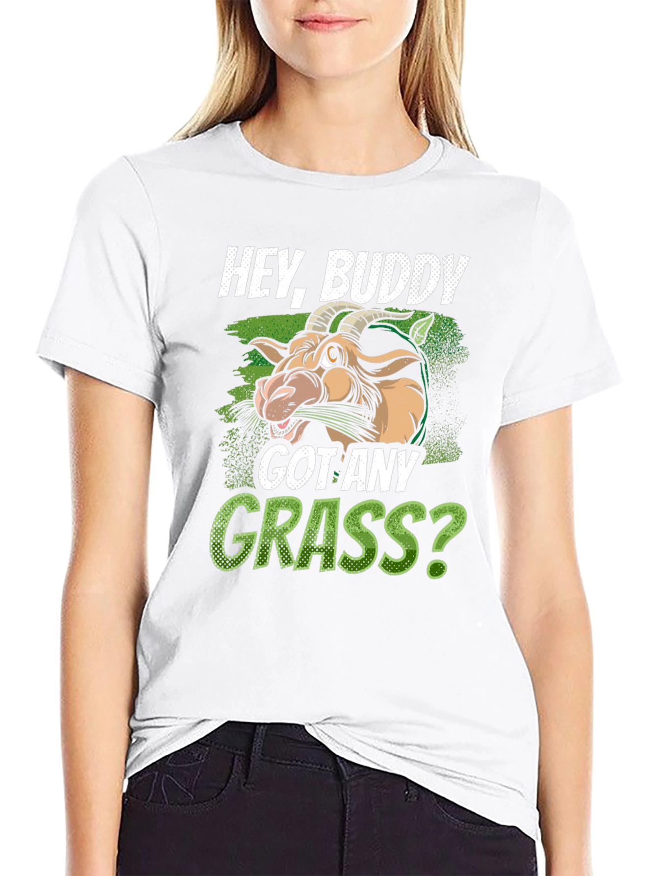 Hey Buddy Got Any Grass? Graphic T-Shirt