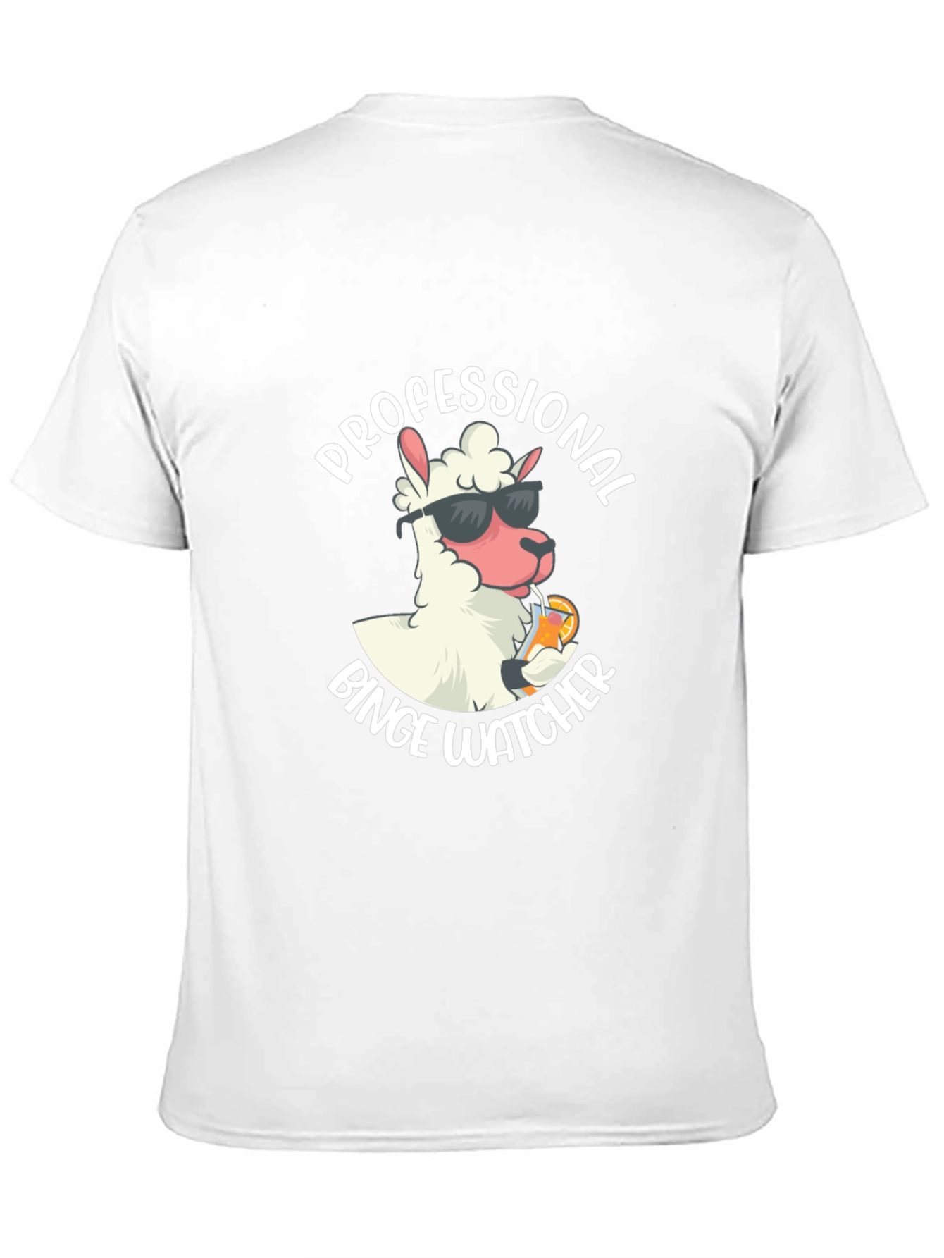 Professional Binge Watcher Llama T-Shirt