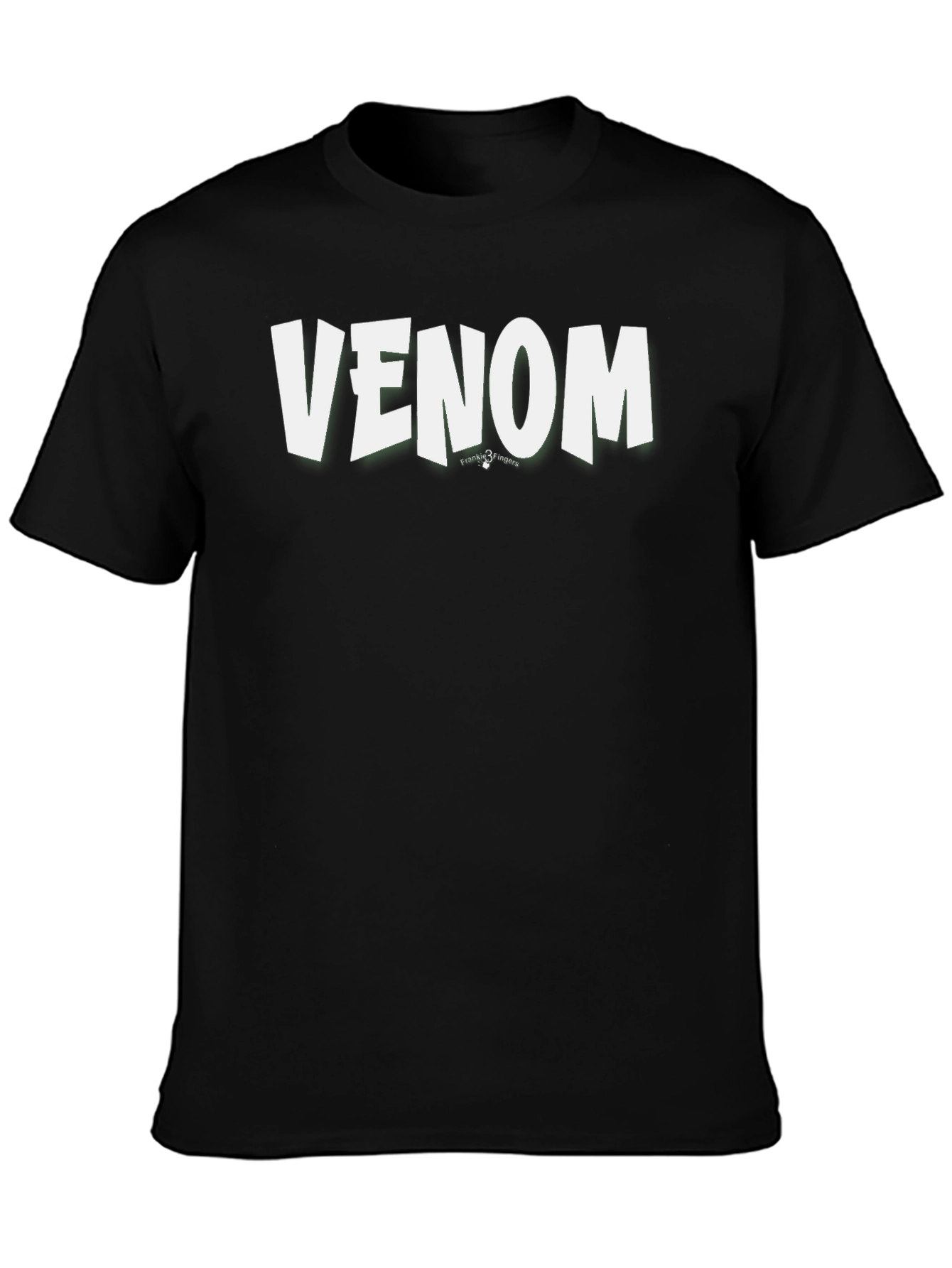 Venom Graphic Tee - Black Cotton T-Shirt