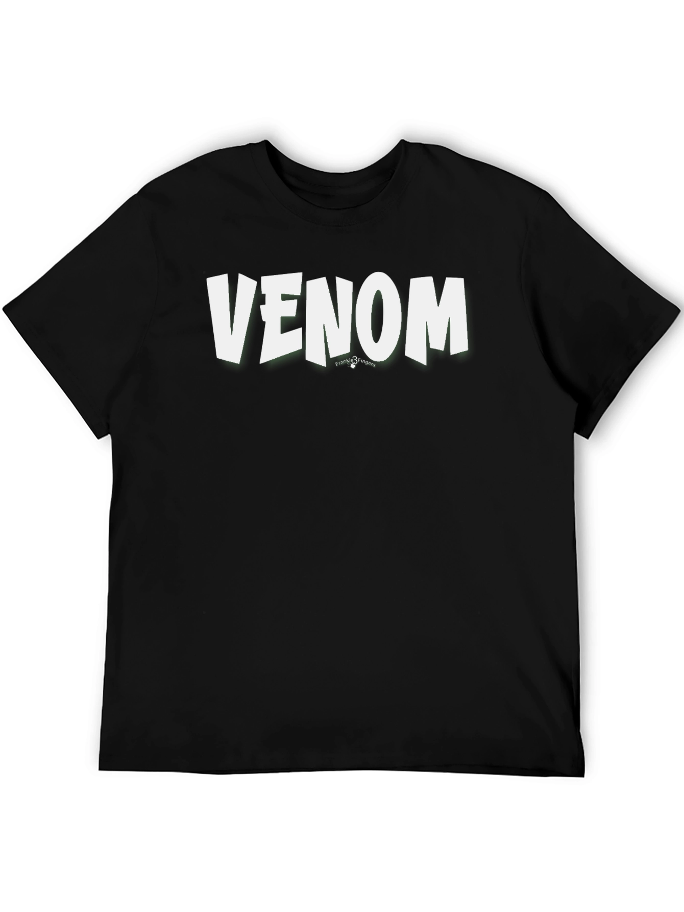Venom Graphic Tee - Black Cotton T-Shirt