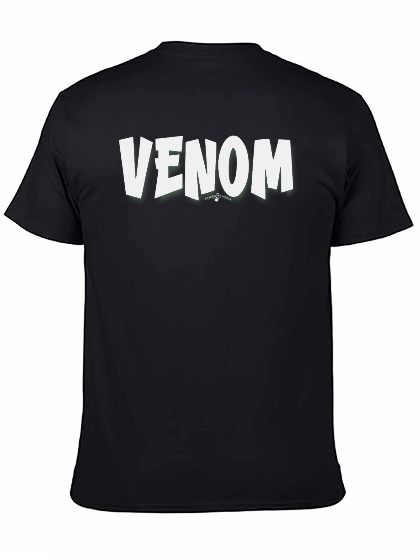 Venom Graphic Tee - Black Cotton T-Shirt