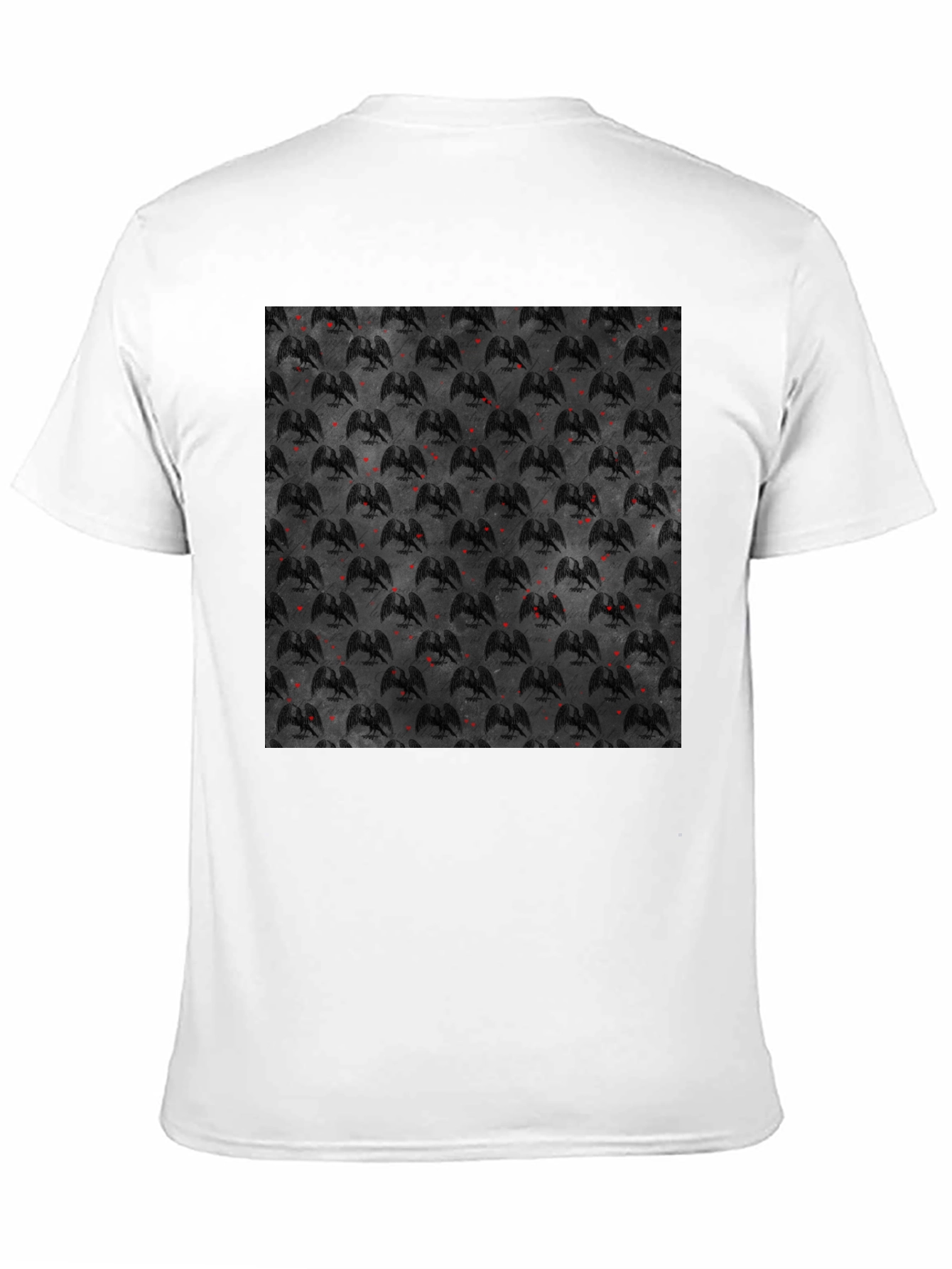 Black Graphic Tee - Gothic Dragon Design