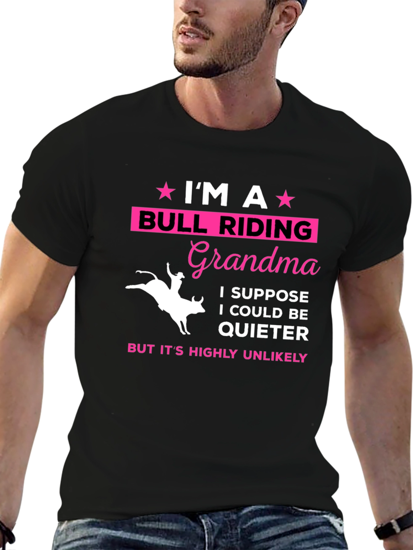 Bull Riding Grandma T-Shirt