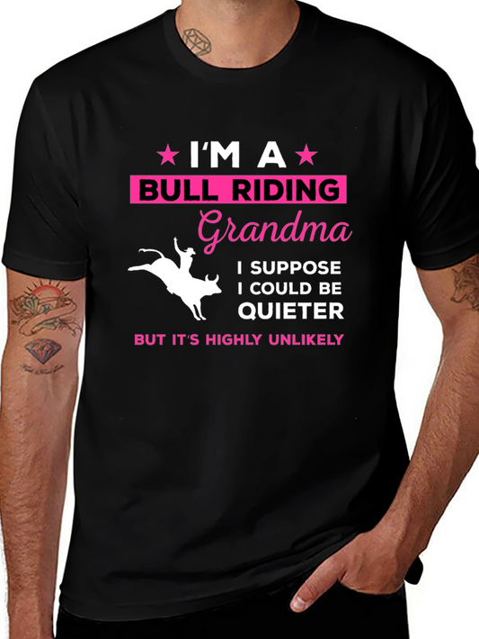 Bull Riding Grandma T-Shirt