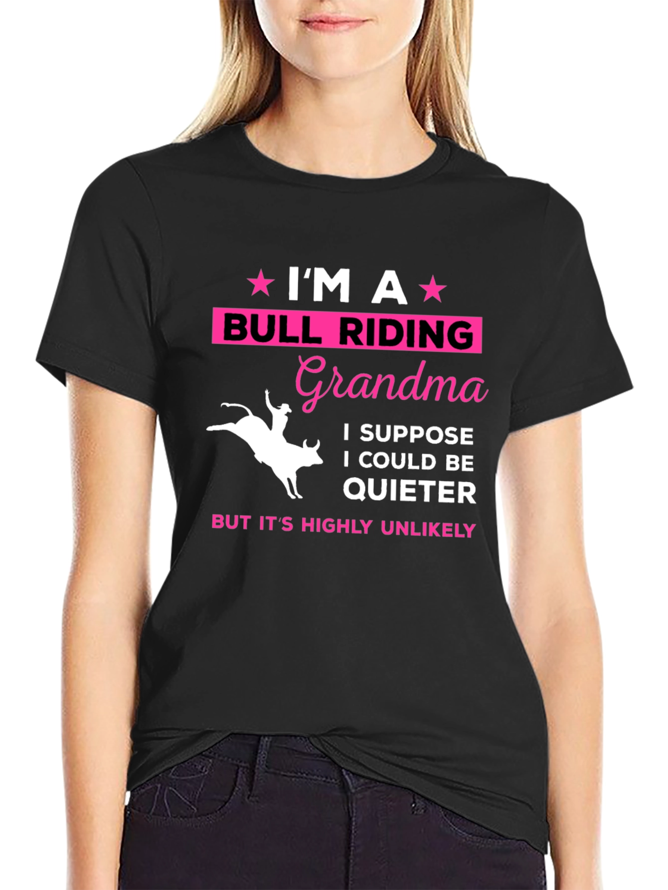 Bull Riding Grandma T-Shirt