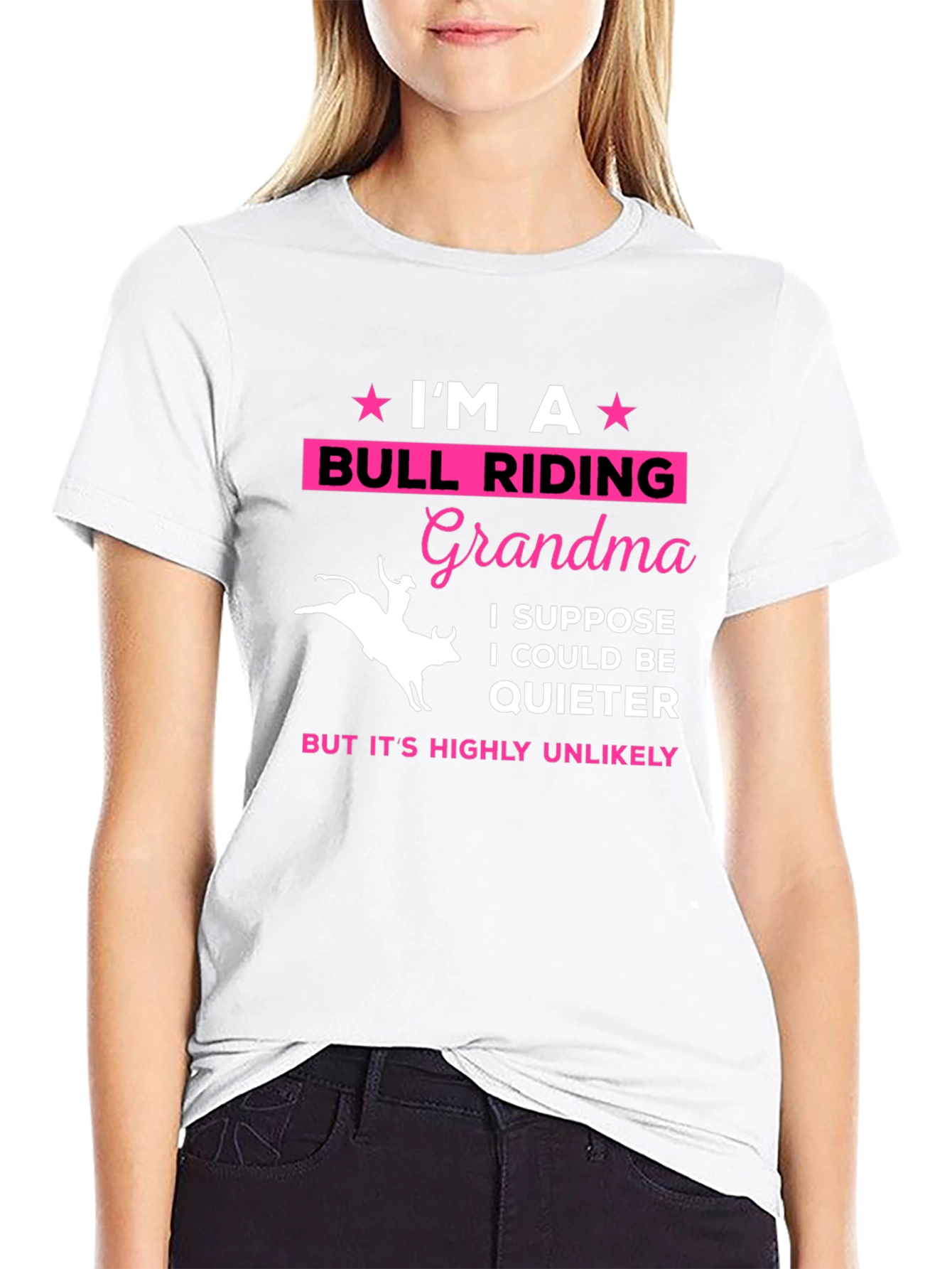 Bull Riding Grandma T-Shirt