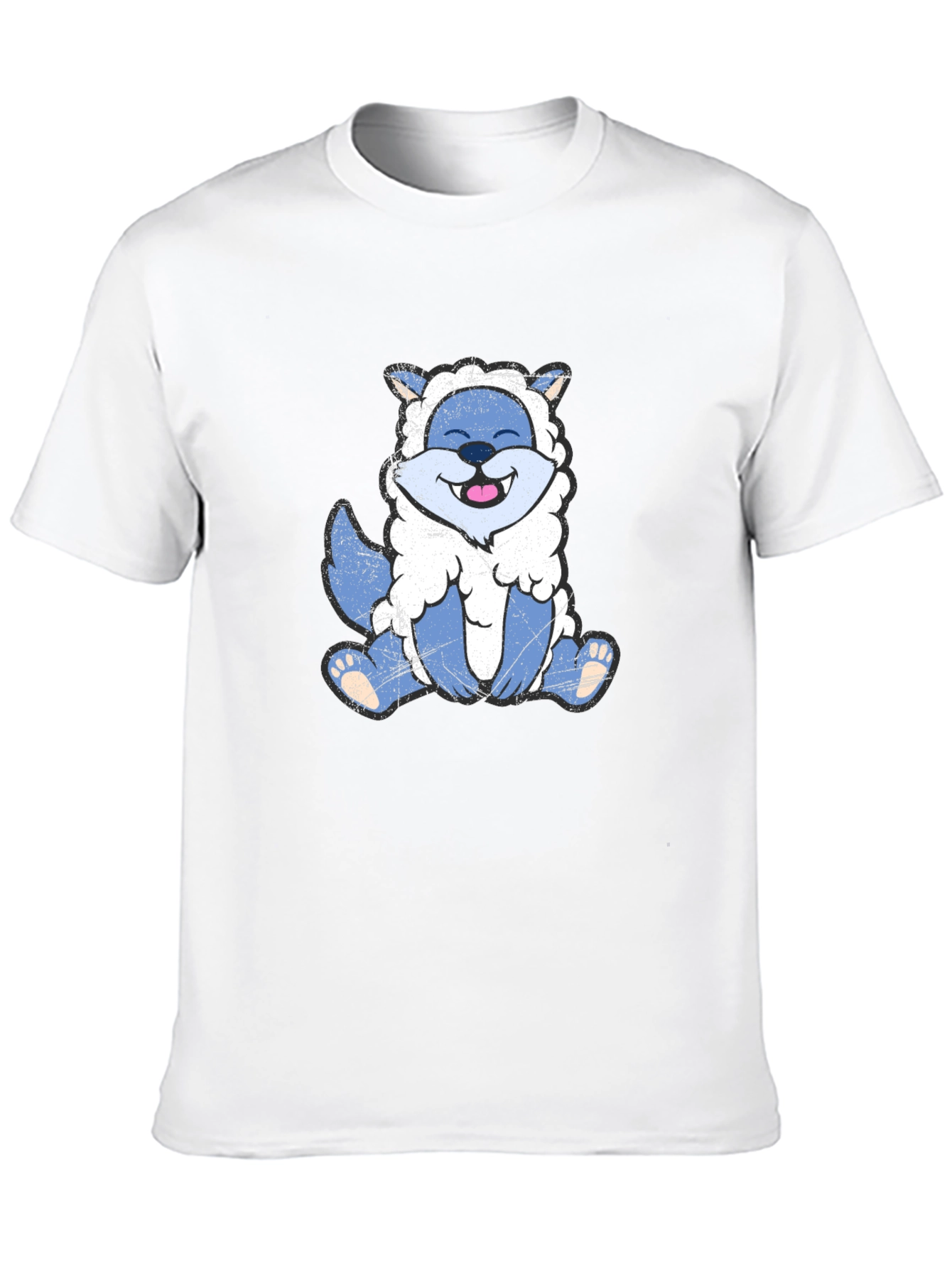 Funny Wolf in Sheeps Clothing Black T-Shirt