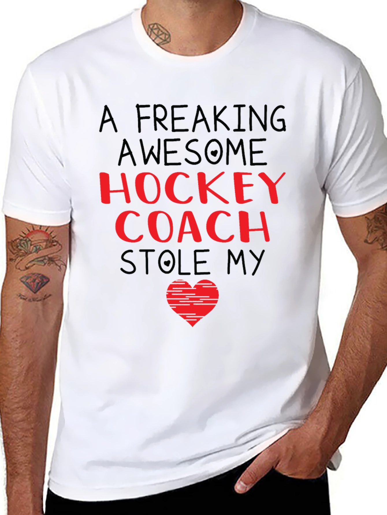 Hockey Coach T-Shirt - A Freaking Awesome Design