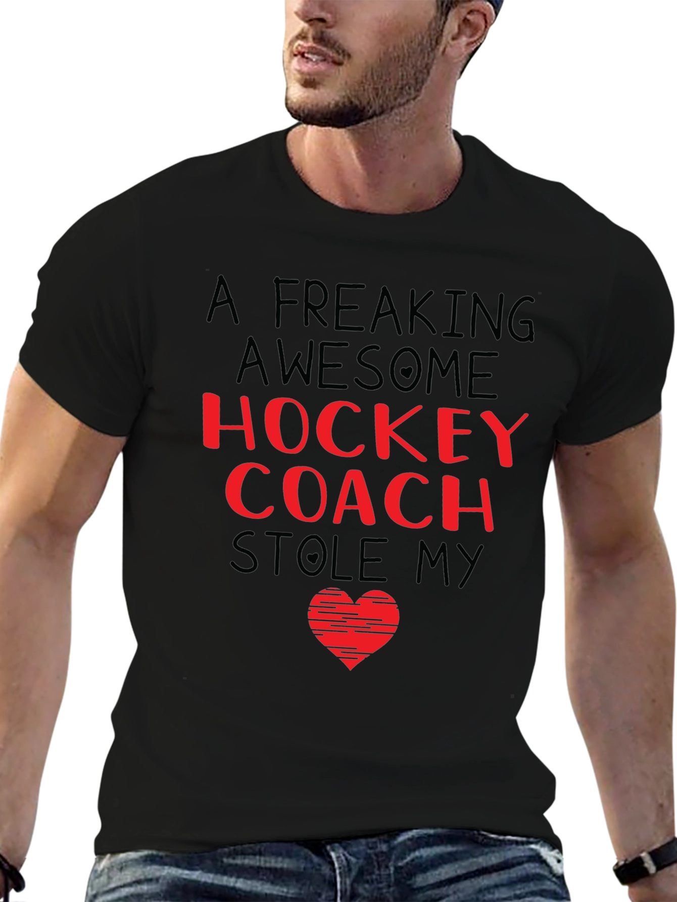 Hockey Coach T-Shirt - A Freaking Awesome Design