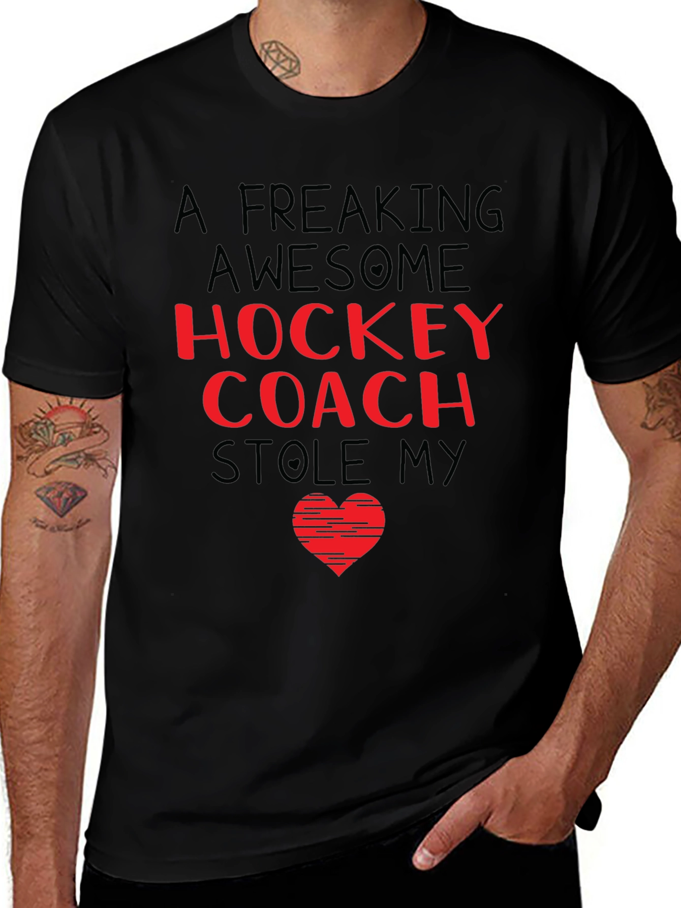 Hockey Coach T-Shirt - A Freaking Awesome Design