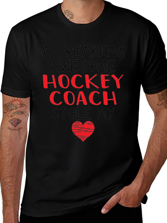 Hockey Coach T-Shirt - A Freaking Awesome Design