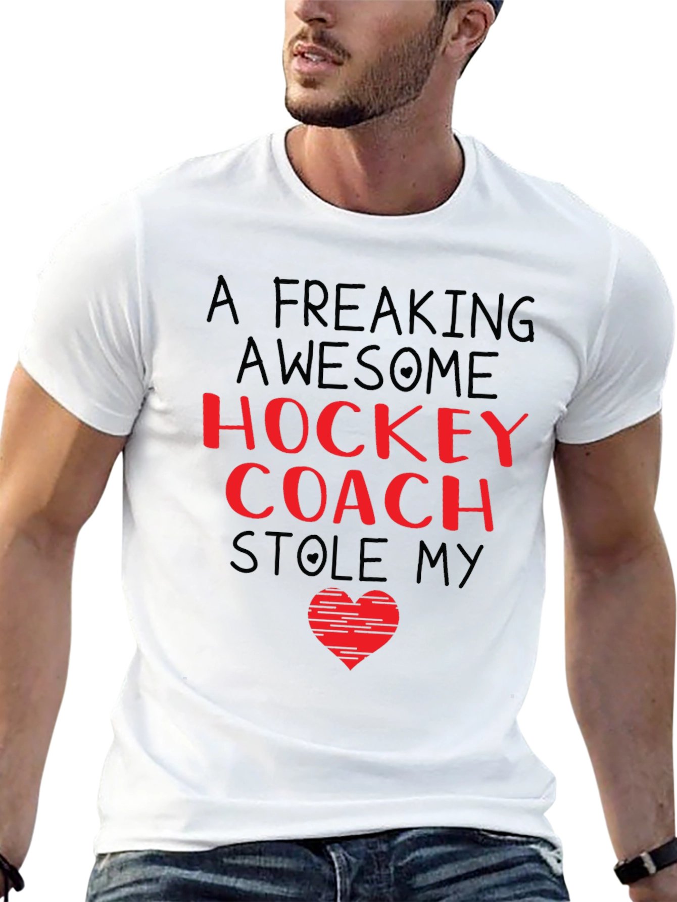 Hockey Coach T-Shirt - A Freaking Awesome Design