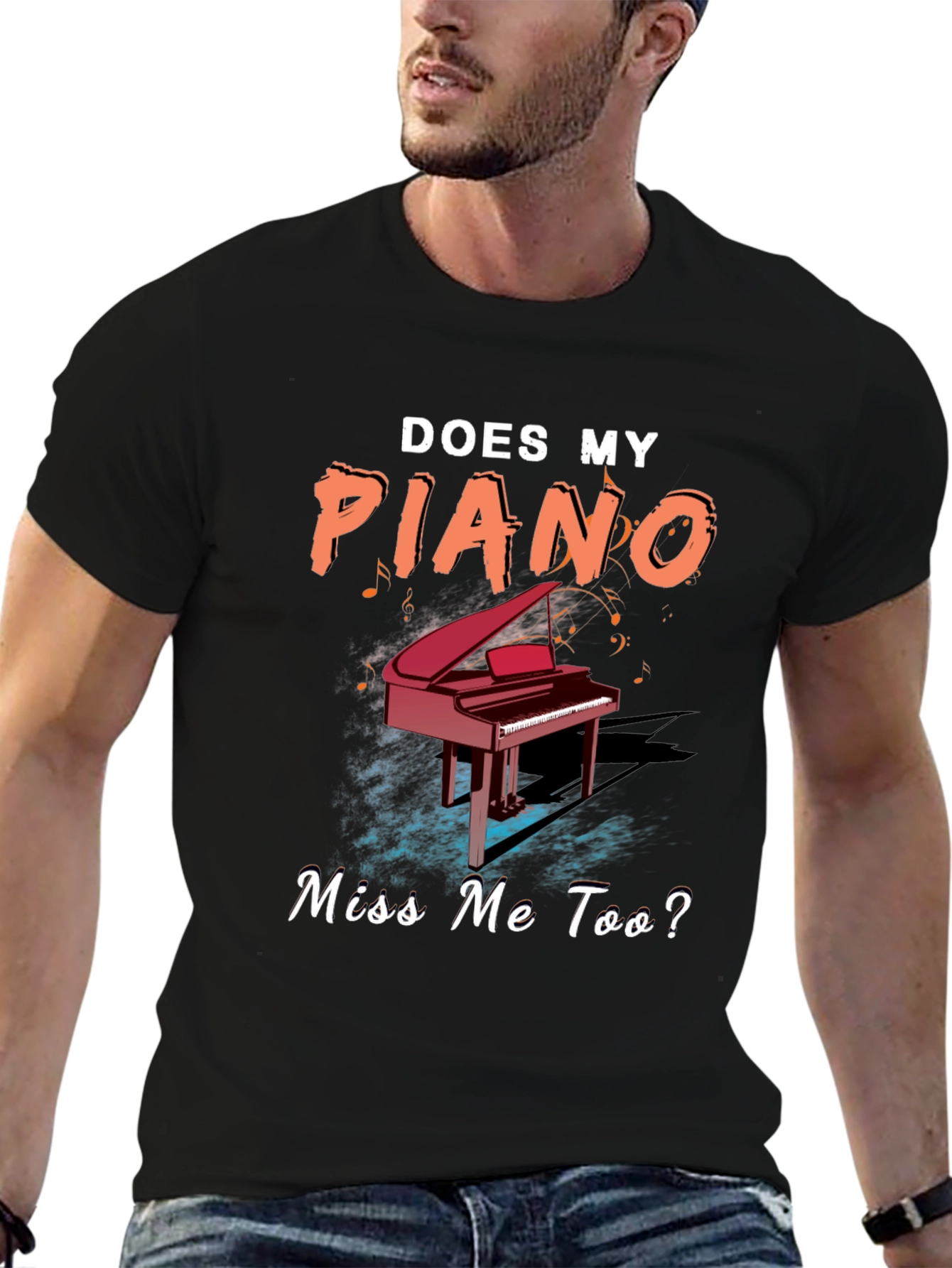 Does My Piano Miss Me Too? Graphic Tee