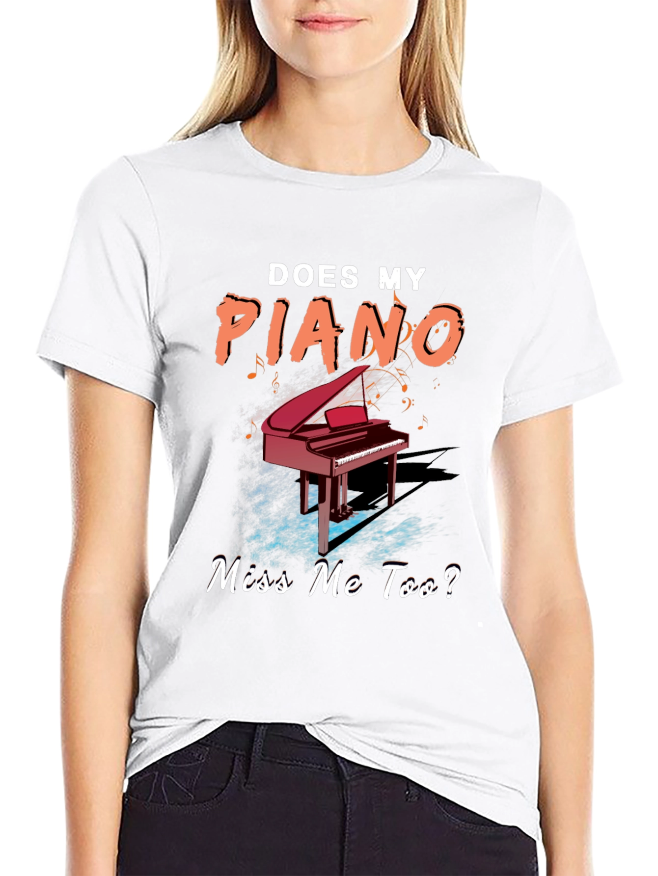 Does My Piano Miss Me Too? Graphic Tee