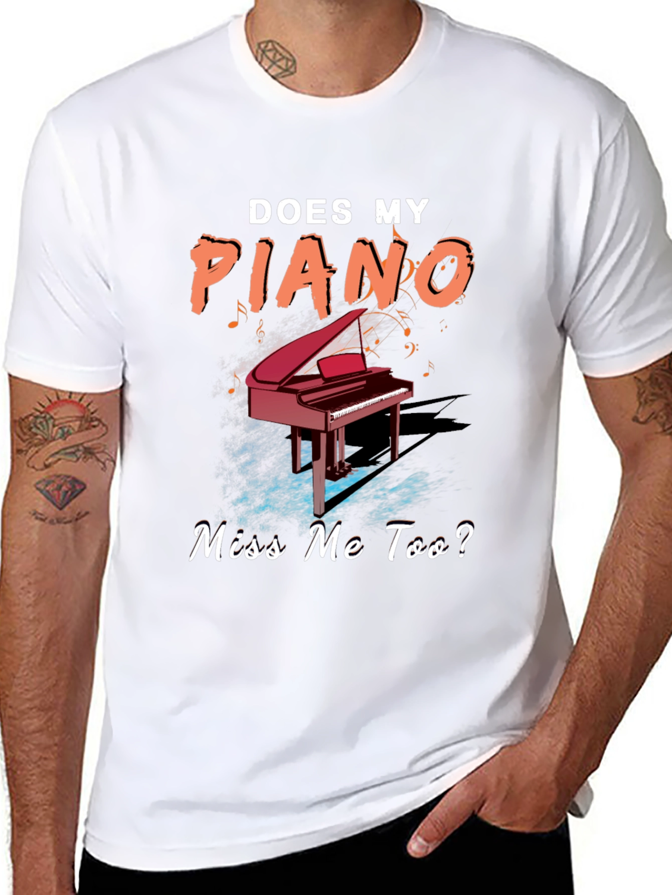Does My Piano Miss Me Too? Graphic Tee