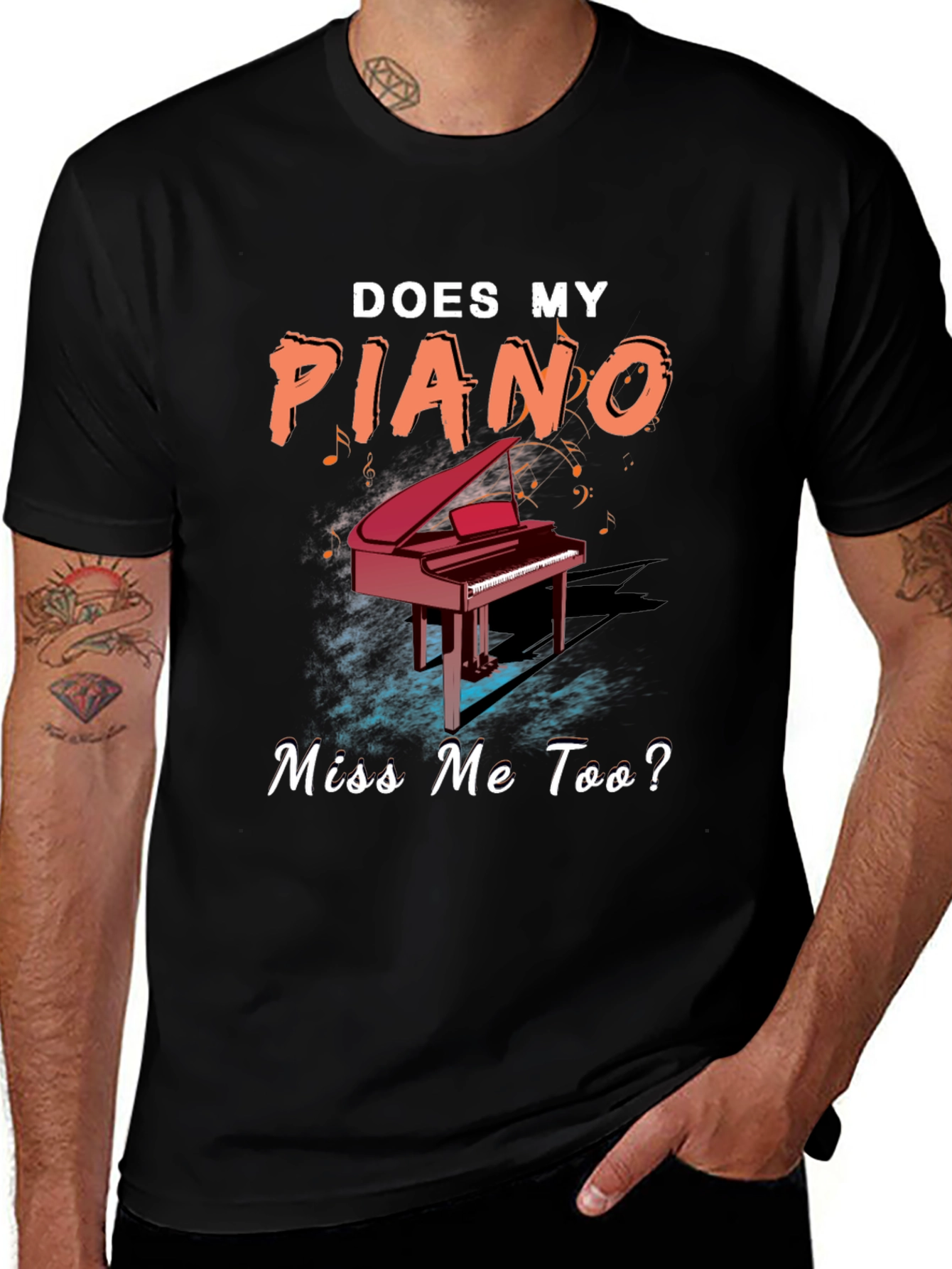 Does My Piano Miss Me Too? Graphic Tee
