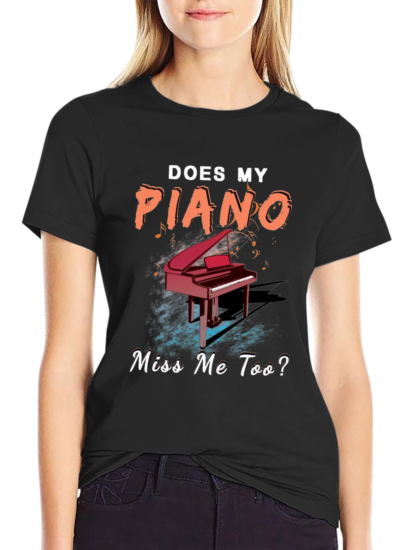Does My Piano Miss Me Too? Graphic Tee