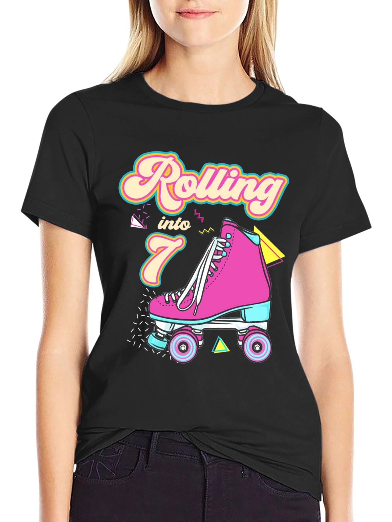 Rolling Into 7th Birthday T-Shirt