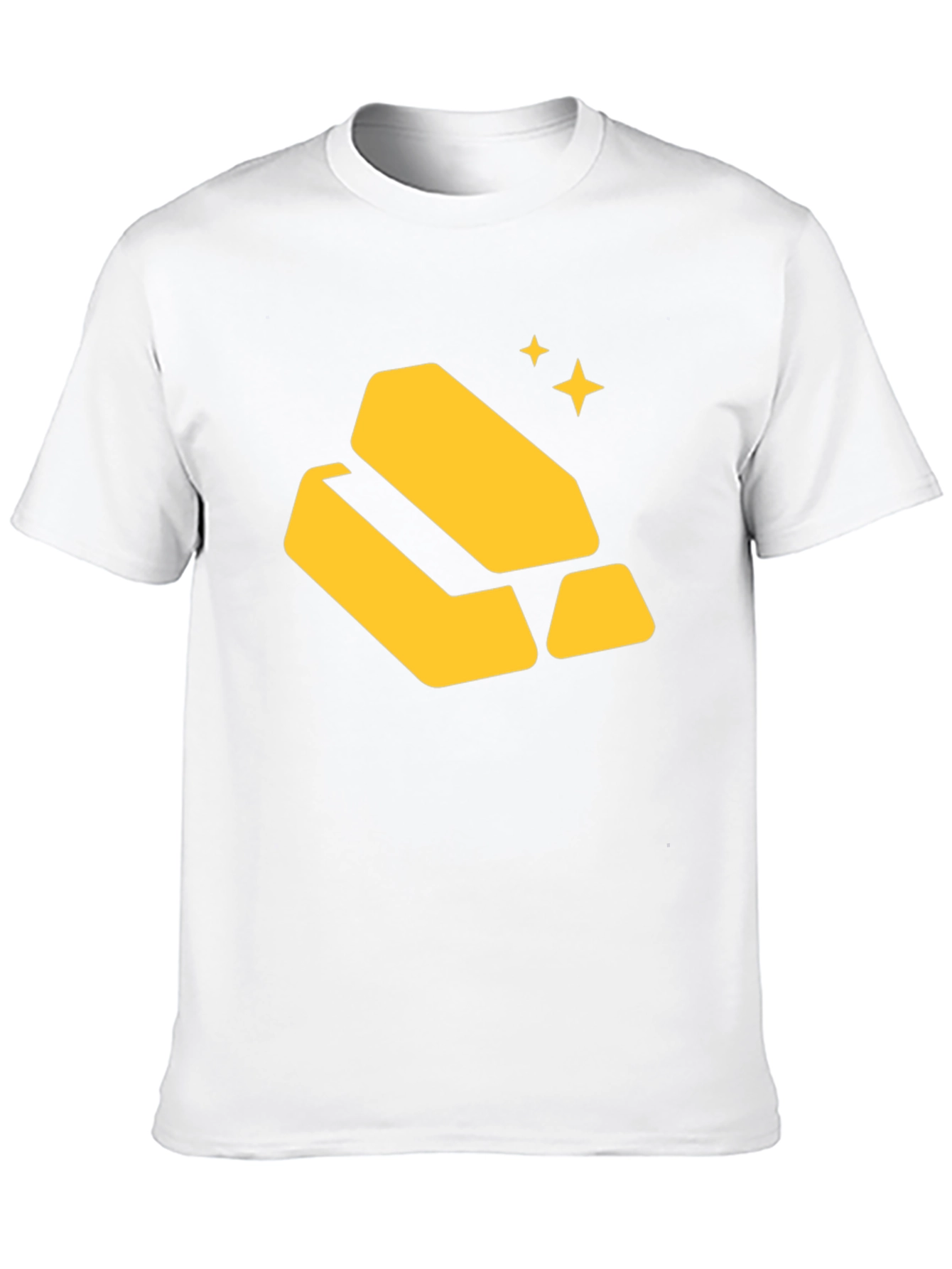 Gold Bars Graphic Tee - Black