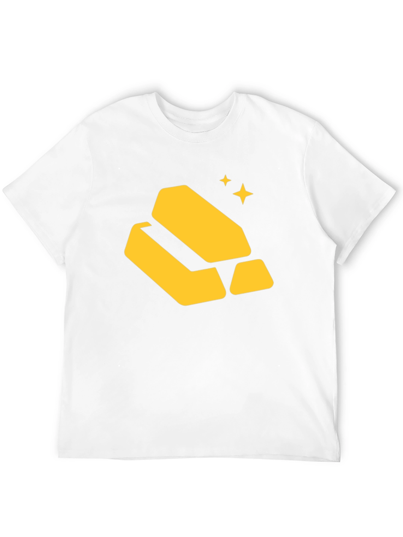 Gold Bars Graphic Tee - Black
