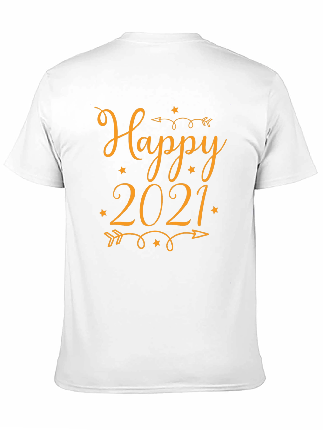 Happy 2021 Graphic T-Shirt - Black