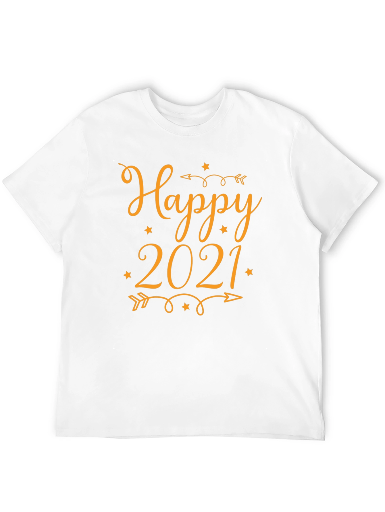 Happy 2021 Graphic T-Shirt - Black