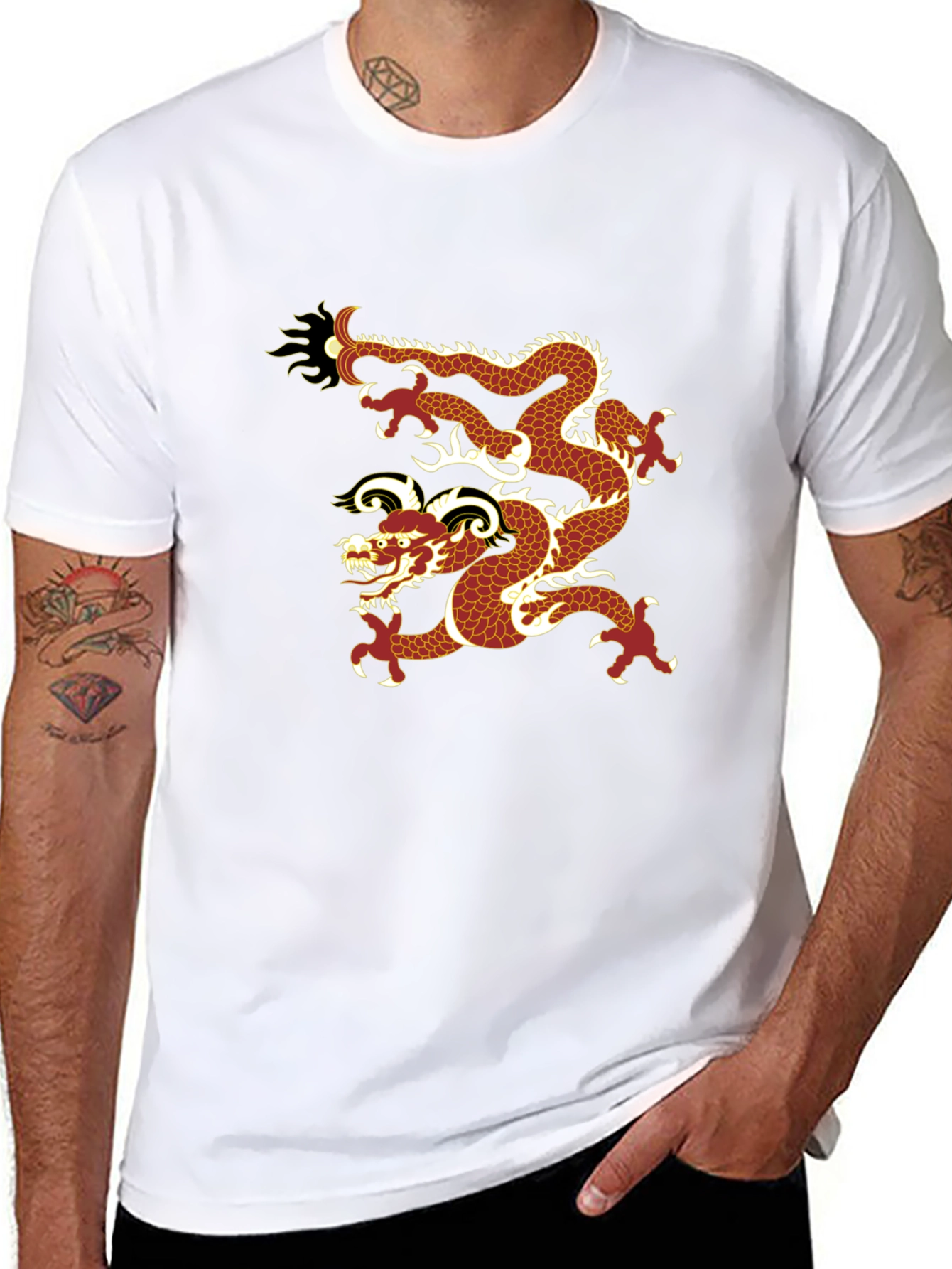 Dragon Graphic Tee - Bold Style