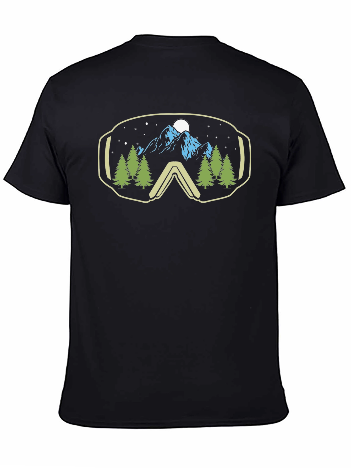 Mountain View Ski Goggles Graphic Tee