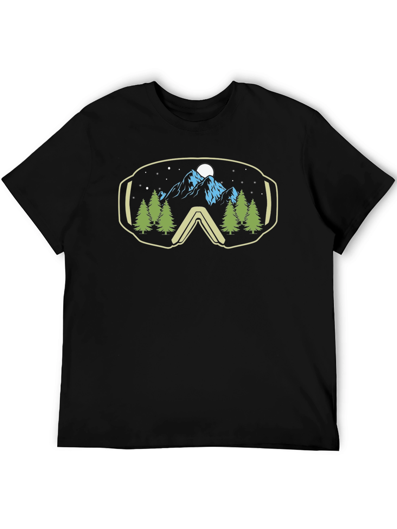 Mountain View Ski Goggles Graphic Tee
