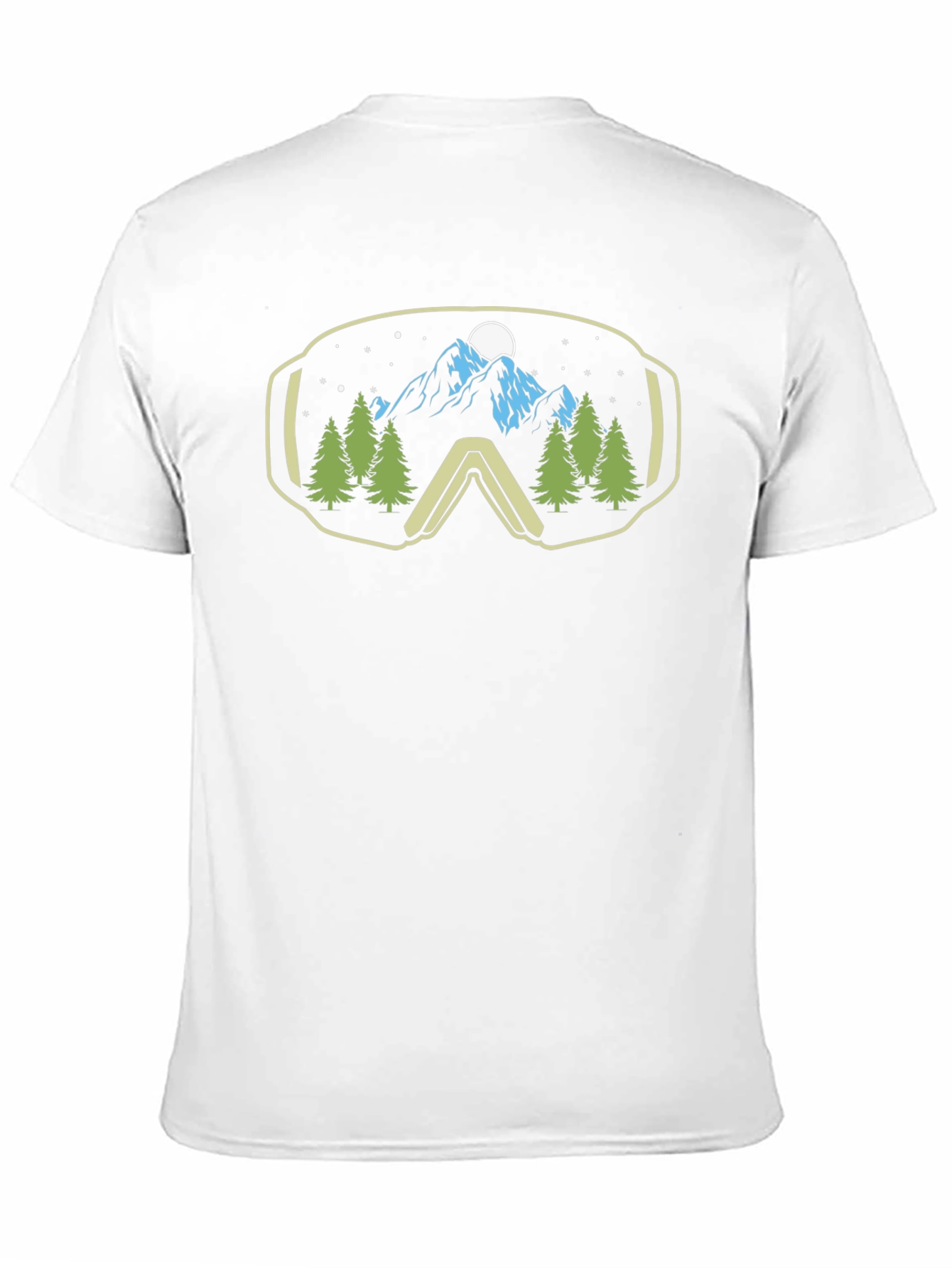 Mountain View Ski Goggles Graphic Tee