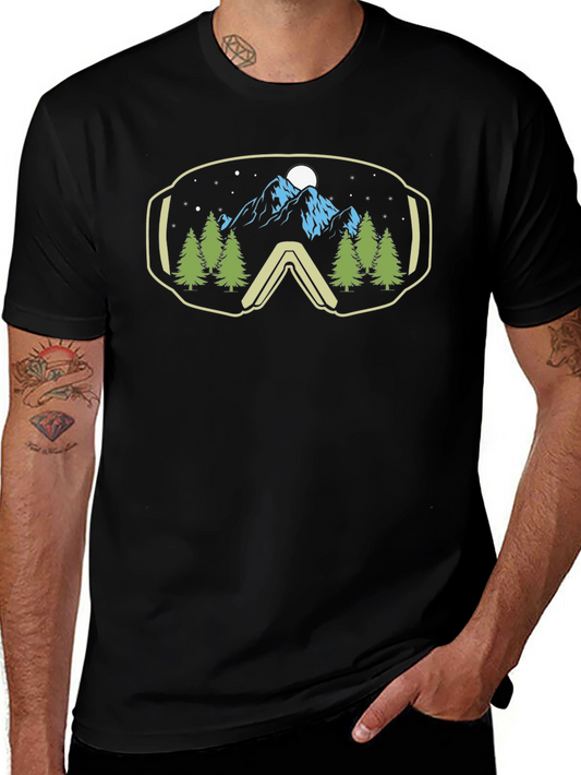 Mountain View Ski Goggles Graphic Tee