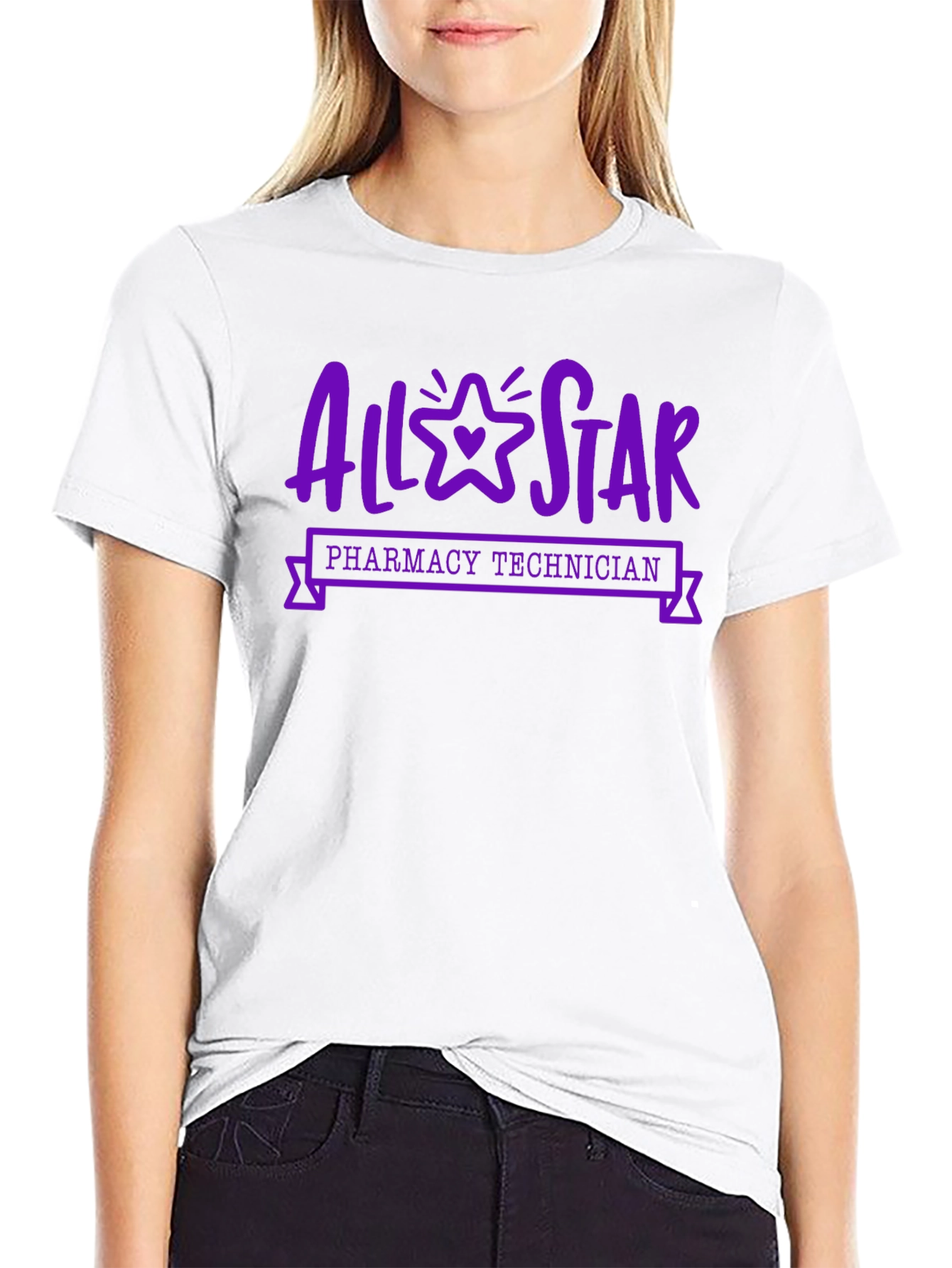 All-Star Pharmacy Technician Black T-Shirt