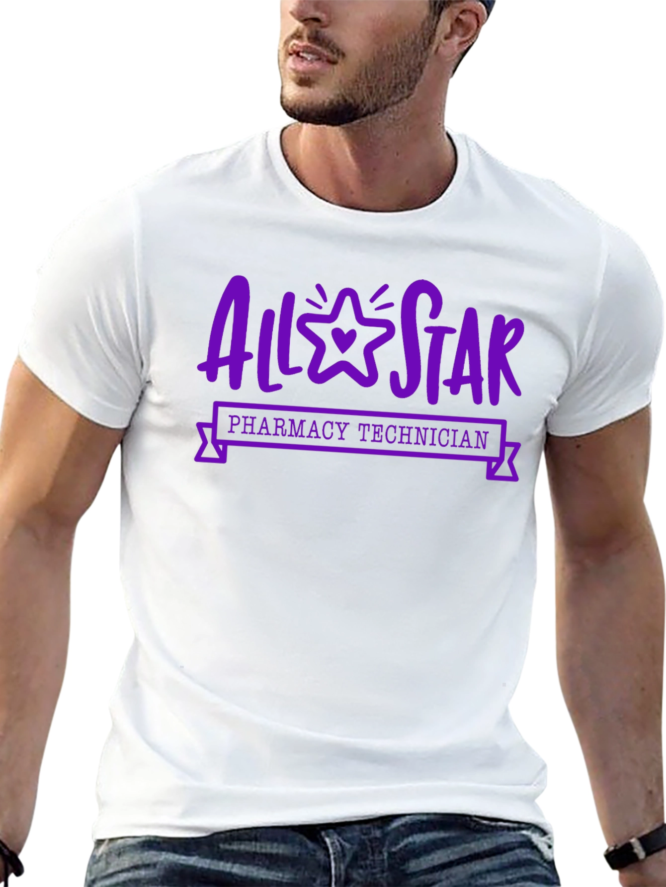 All-Star Pharmacy Technician Black T-Shirt