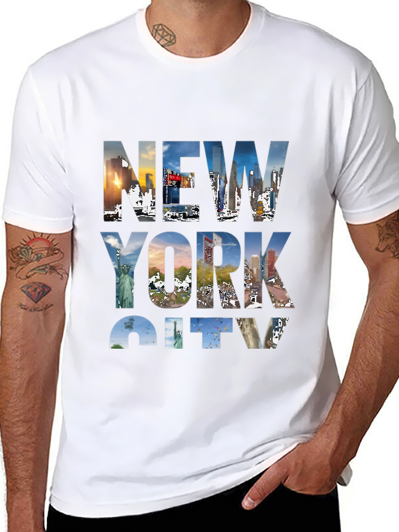 New York City Graphic Tee - Black