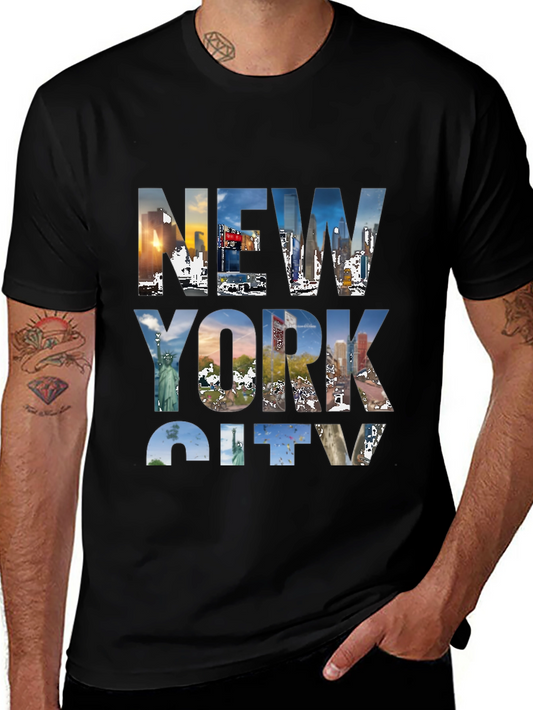 New York City Graphic Tee - Black