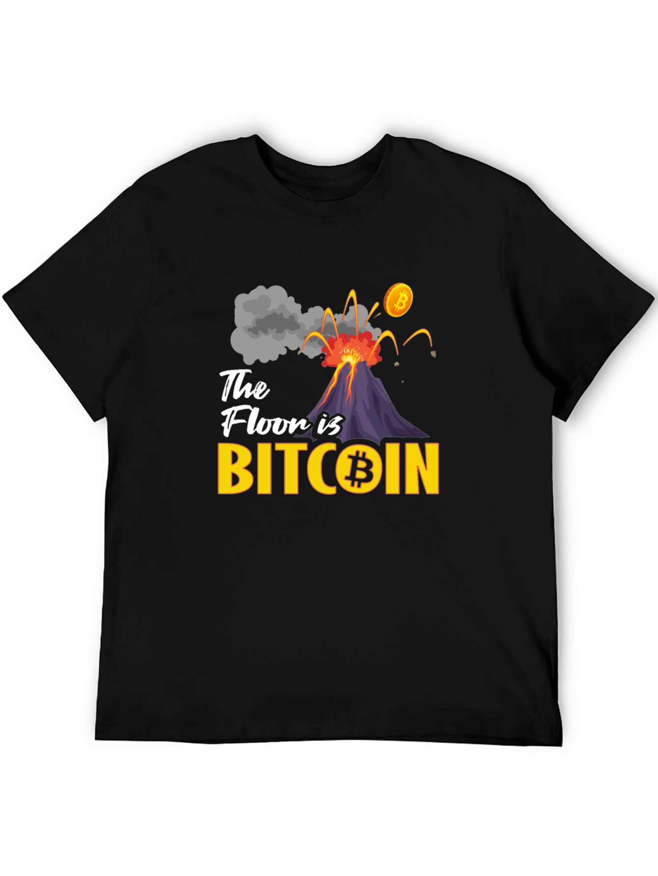 Bitcoin Lava T-Shirt - Crypto Investor Tee