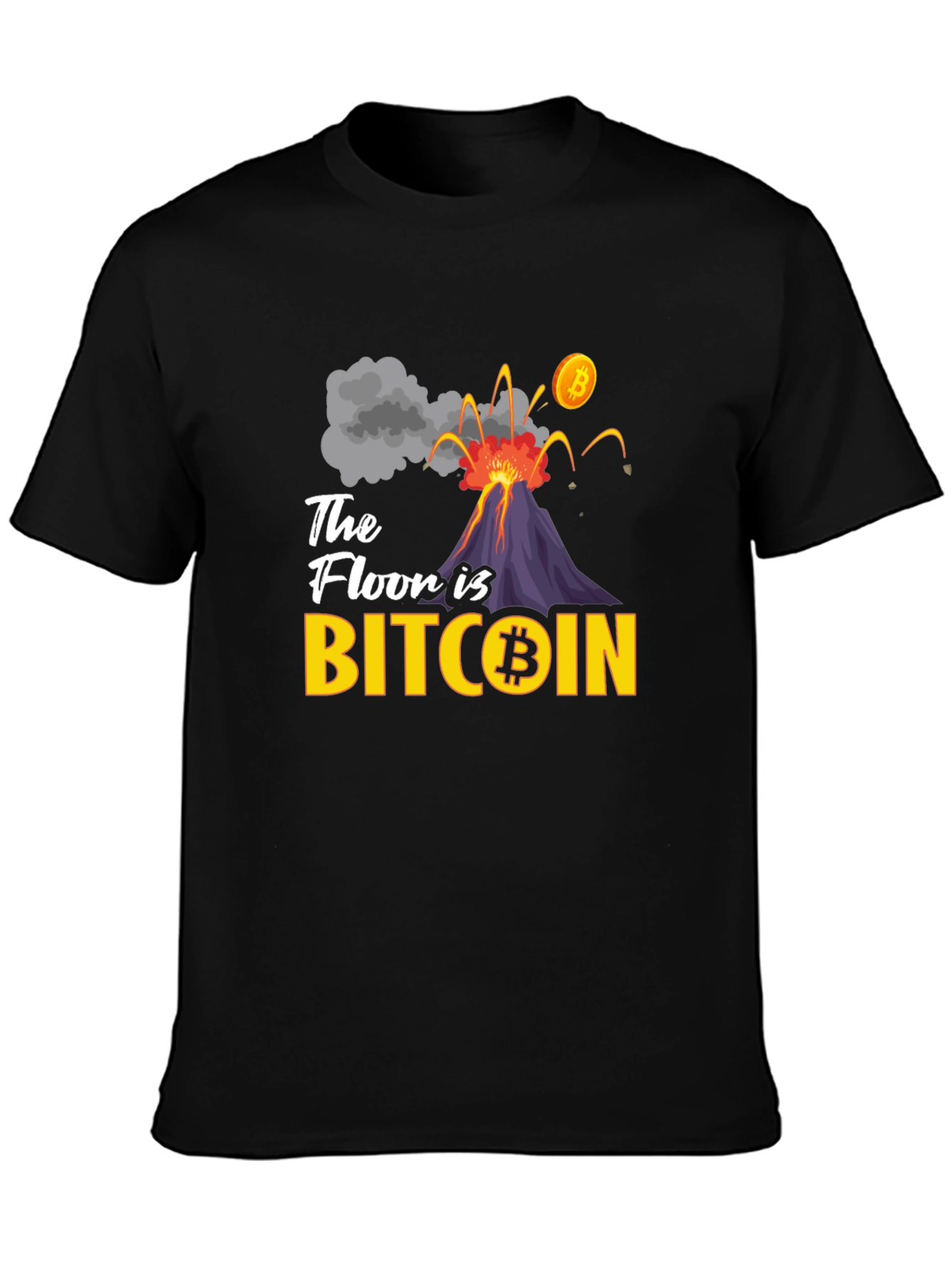Bitcoin Lava T-Shirt - Crypto Investor Tee