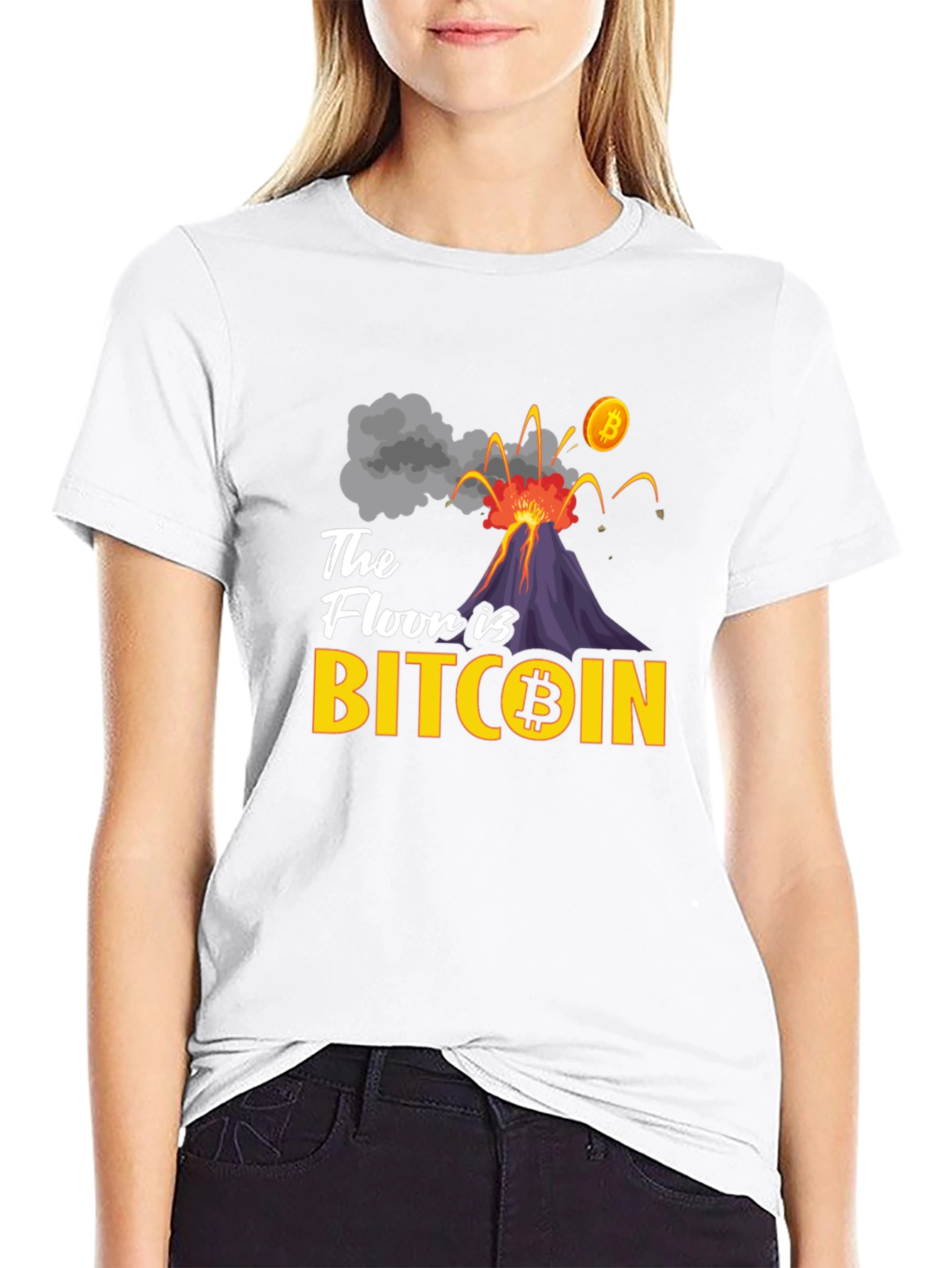 Bitcoin Lava T-Shirt - Crypto Investor Tee