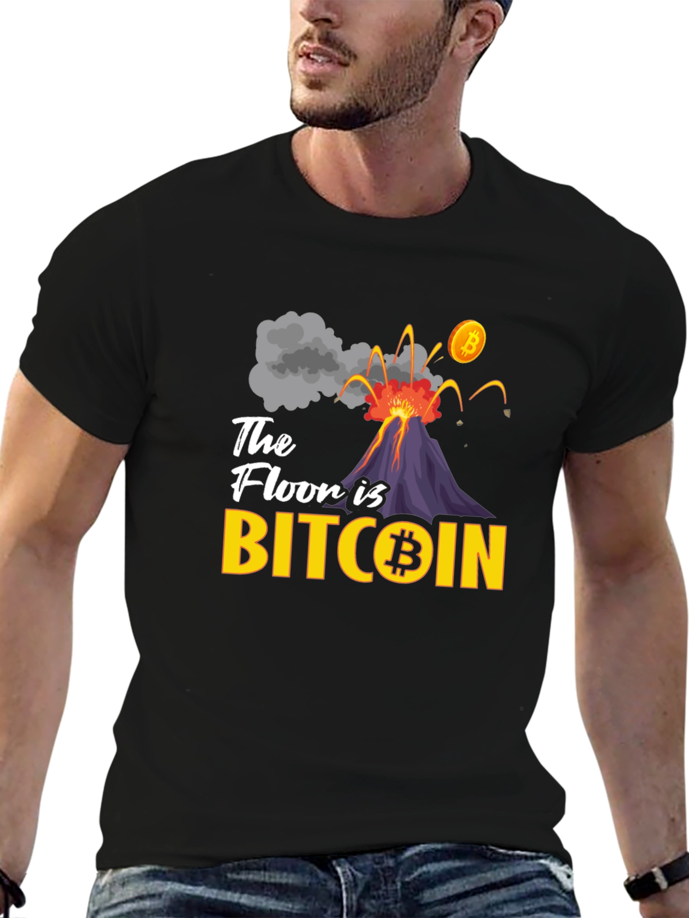 Bitcoin Lava T-Shirt - Crypto Investor Tee