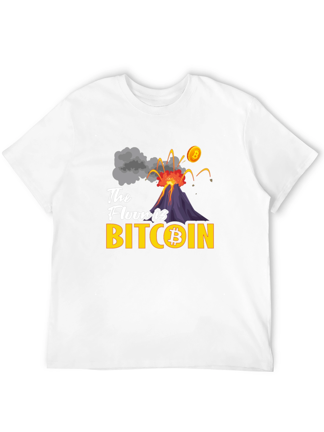 Bitcoin Lava T-Shirt - Crypto Investor Tee