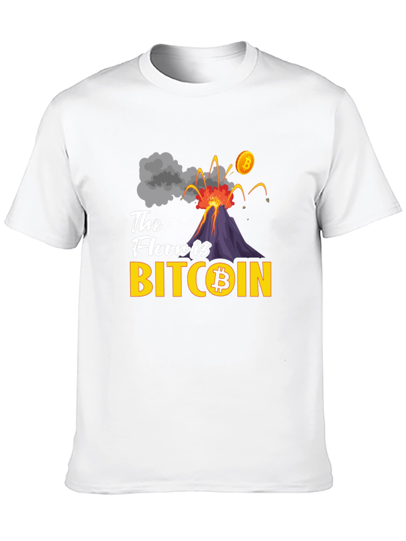 Bitcoin Lava T-Shirt - Crypto Investor Tee