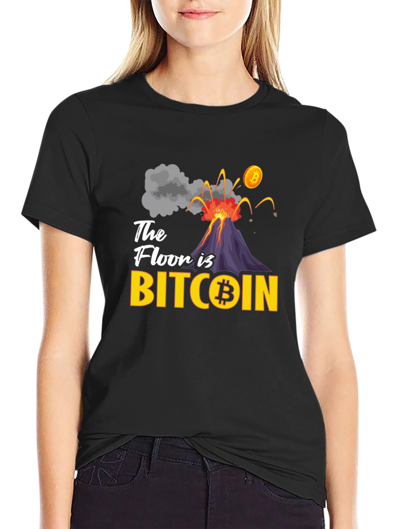 Bitcoin Lava T-Shirt - Crypto Investor Tee