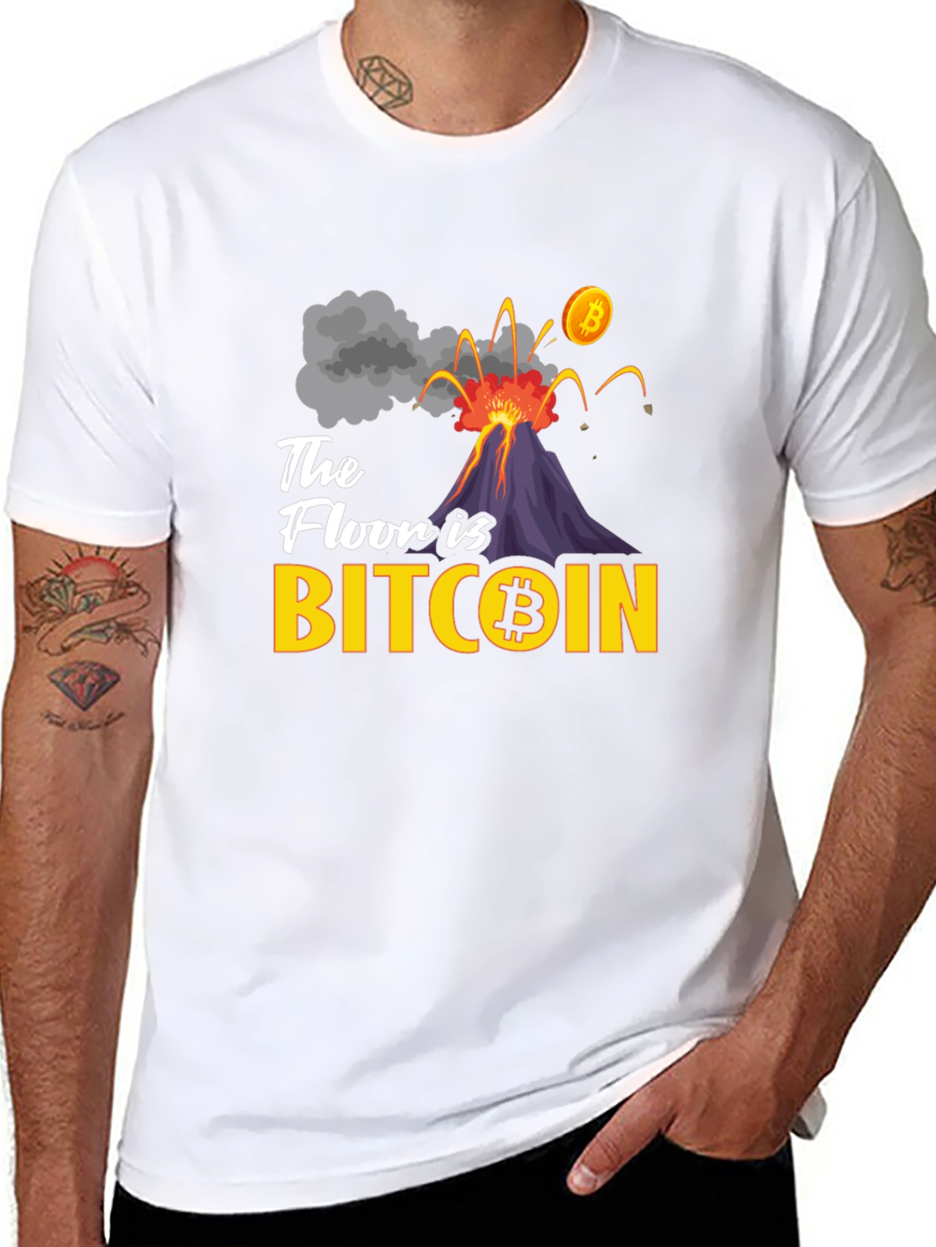 Bitcoin Lava T-Shirt - Crypto Investor Tee