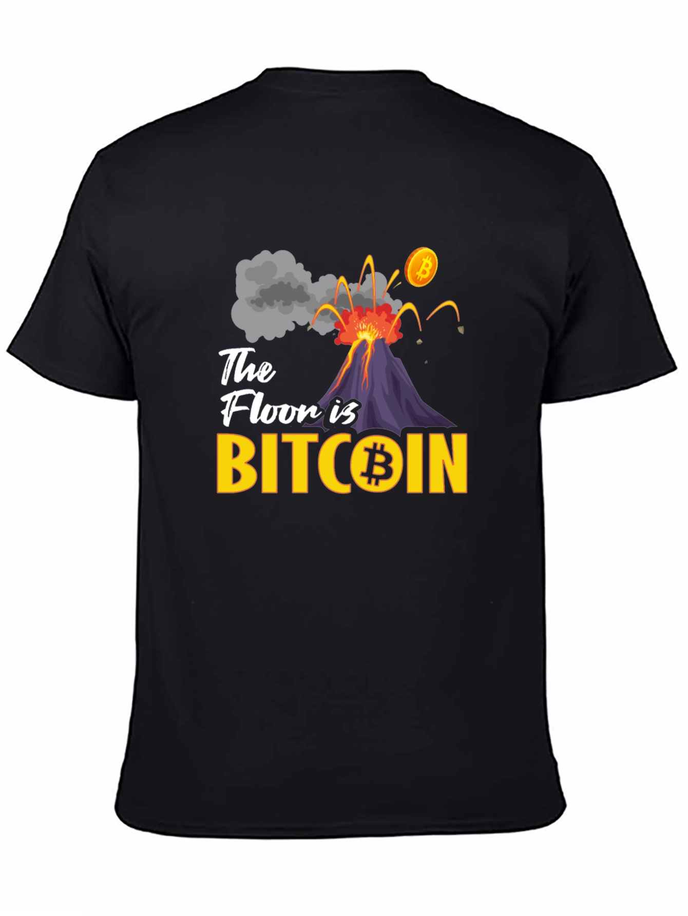Bitcoin Lava T-Shirt - Crypto Investor Tee
