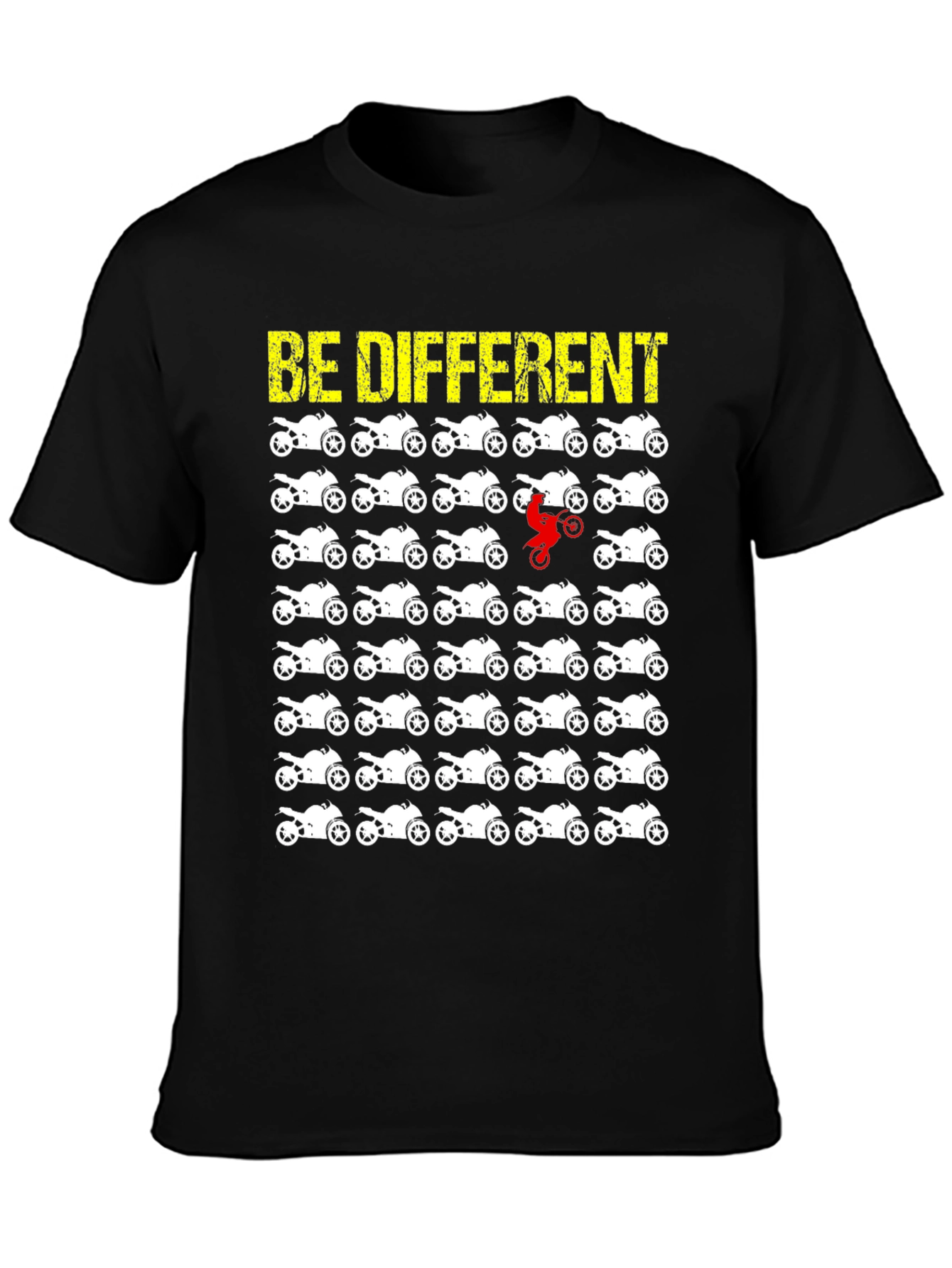 Be Different Motorcycle T-Shirt Moto Rider Tee