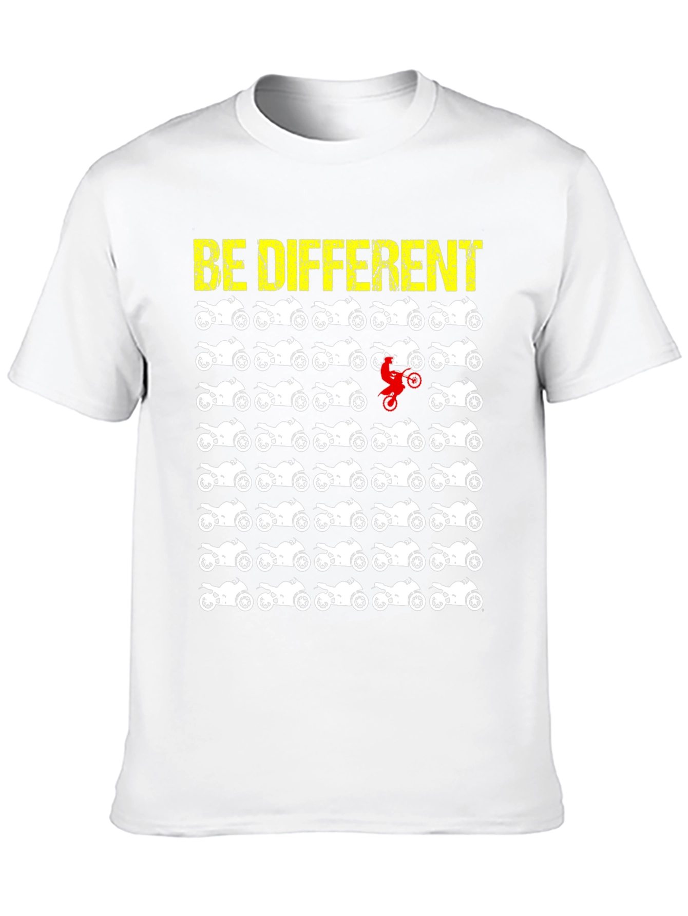Be Different Motorcycle T-Shirt Moto Rider Tee